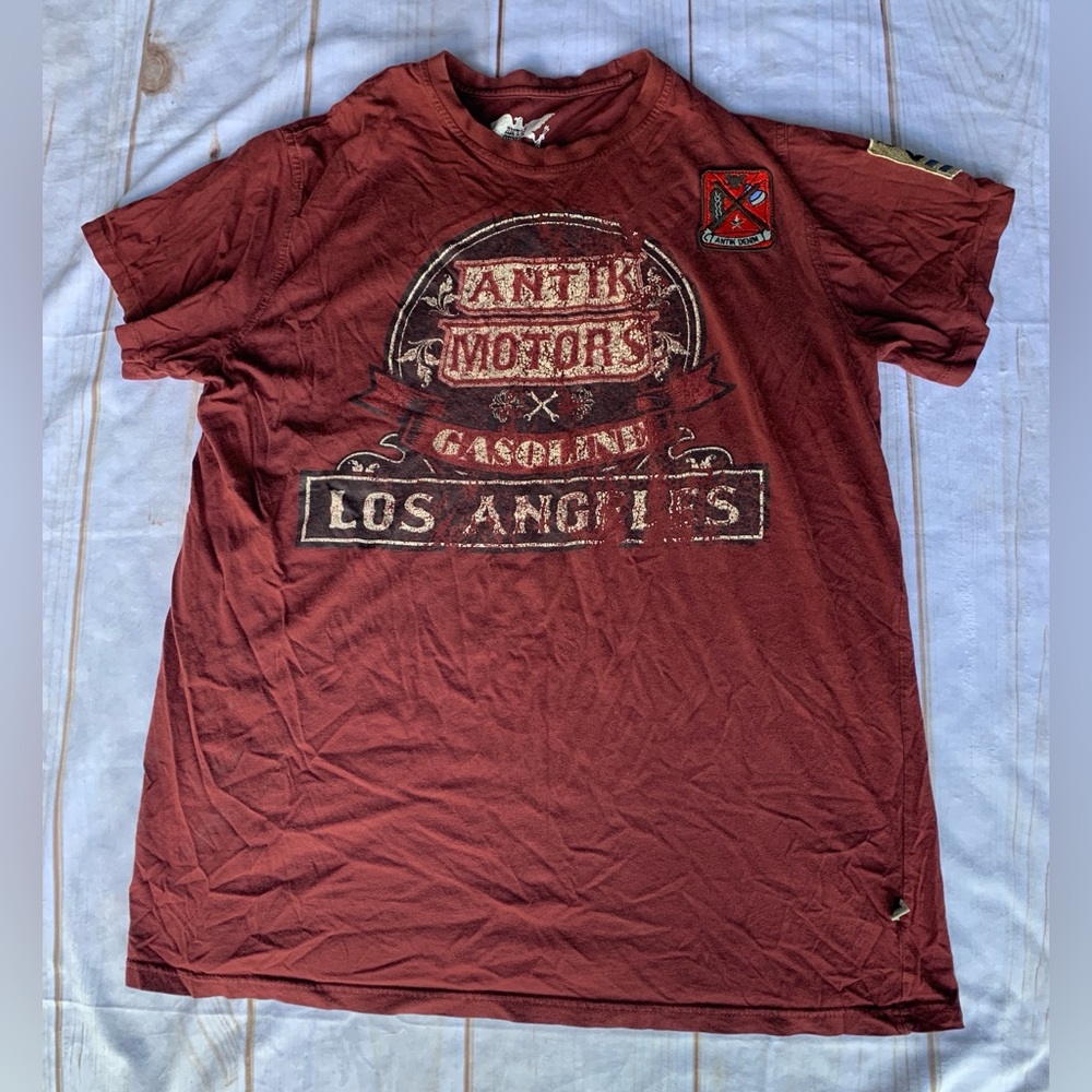 Antik Denim Rust Short Sleeve TShirt Size 2XL